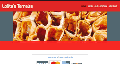 Desktop Screenshot of lolitastamales.com